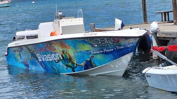 Location bateau excursion Les Trois-Îlets